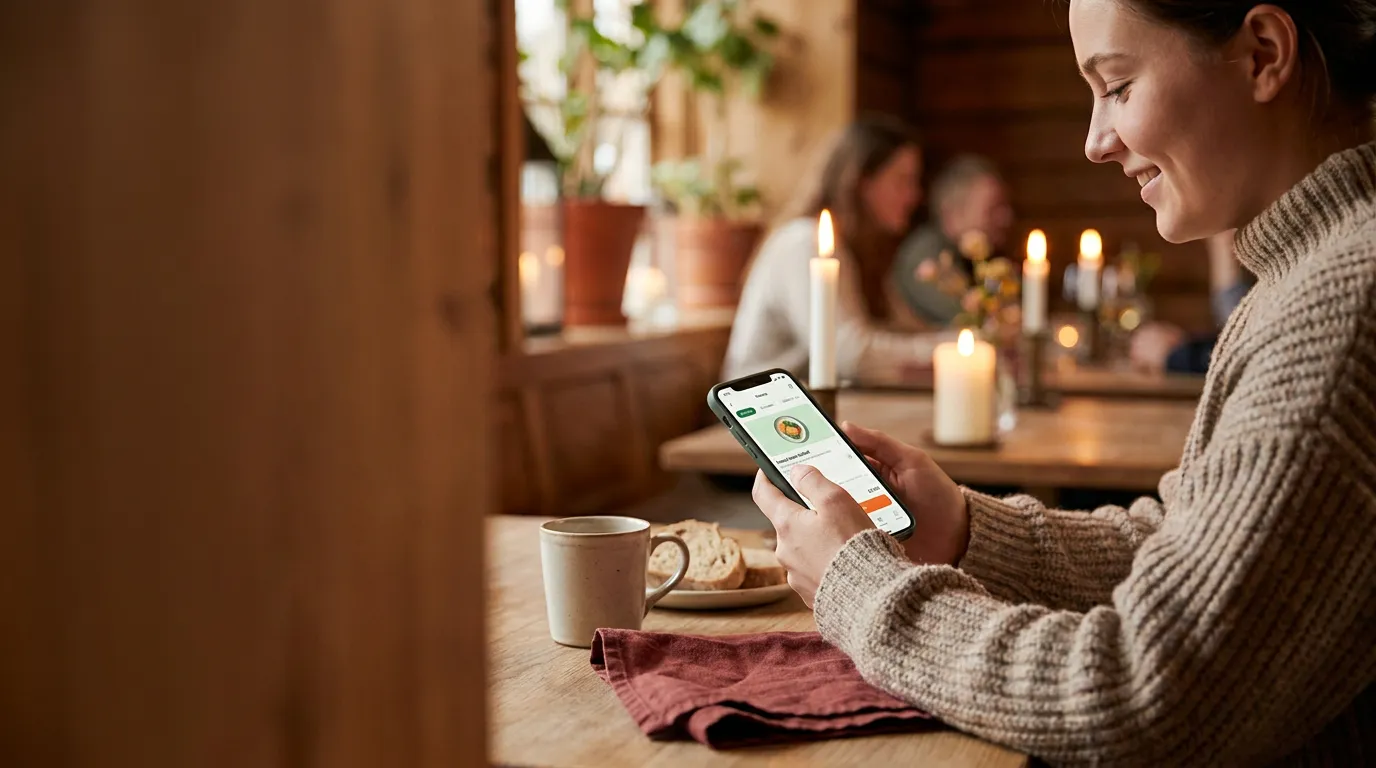 Gast bestellt per App
